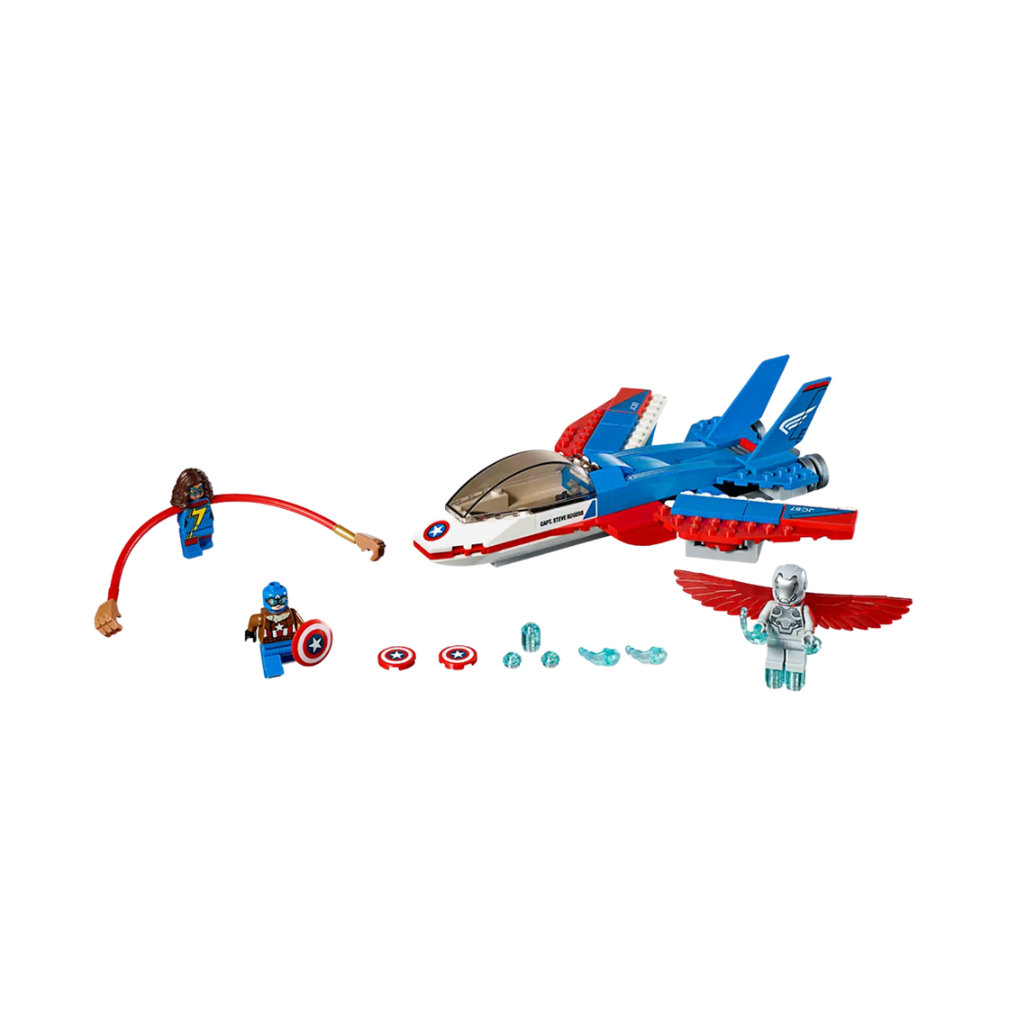 76076 Lego Marvel Captain America Jet Pursuit