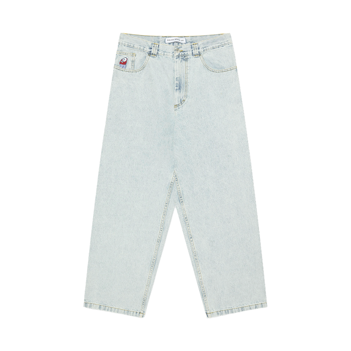 폴라스케이트 빅 보이 오지 로고 팬츠 라이트 블루(Polar Skate Co. Big Boy Og Logo Pants Light Blue)