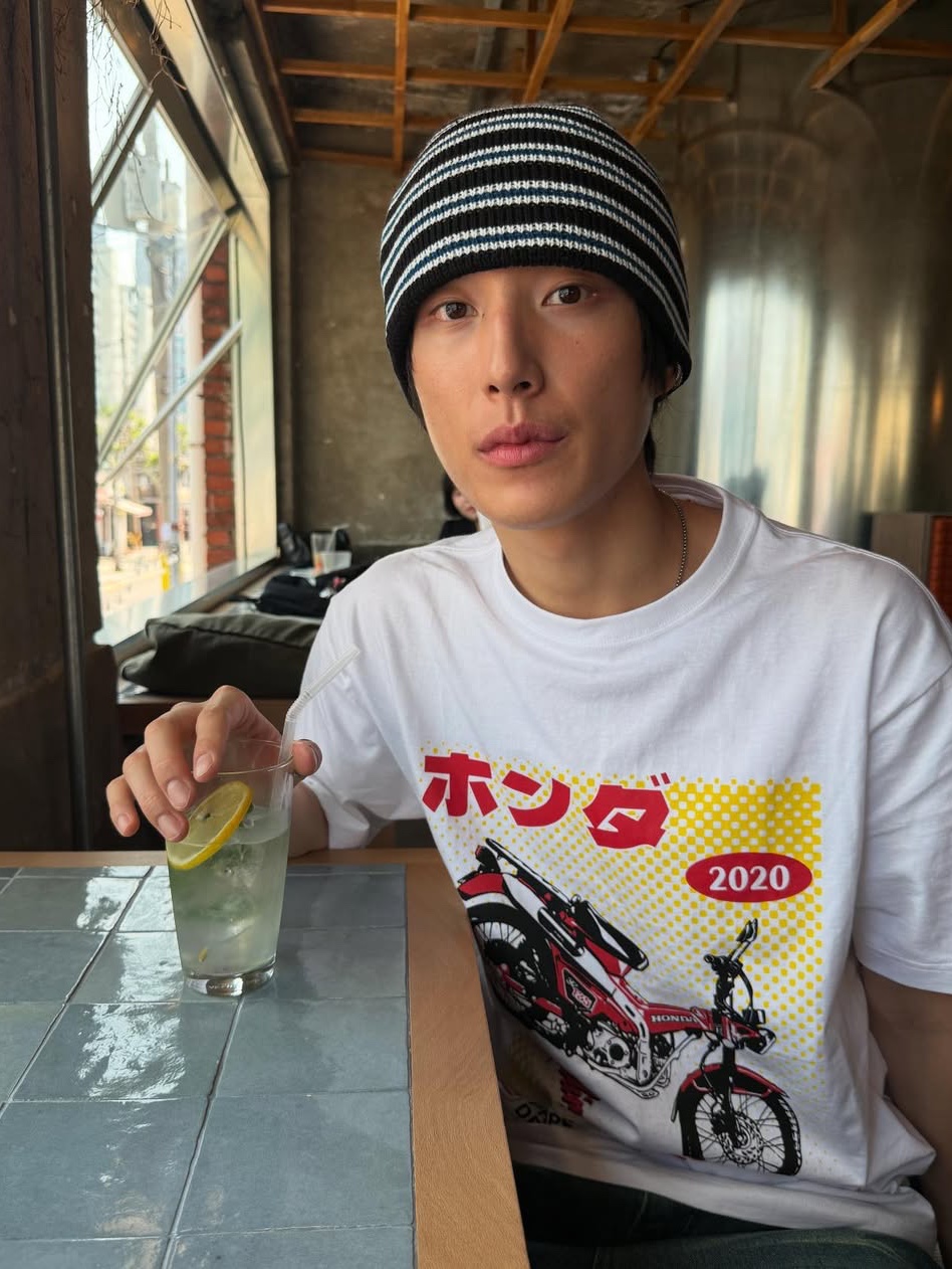 Honda Anime CT 125 Short Sleeve White 착용 스타일 - 1