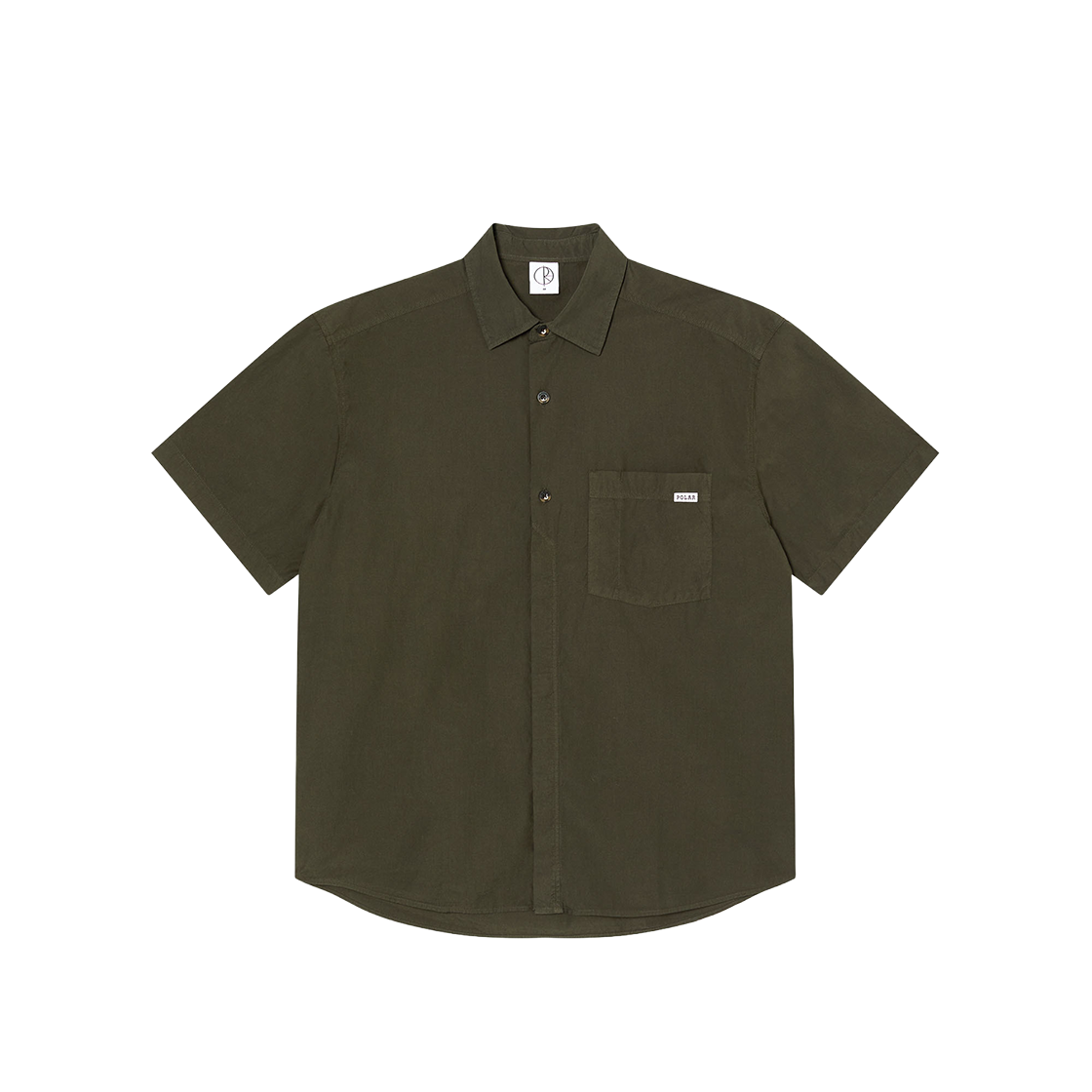 P000BKDA Polar Skate Co. Mitch Shirt Dirty Black