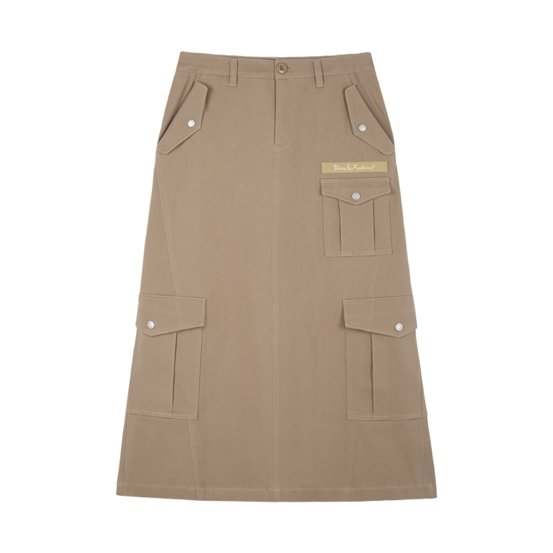 (W) 데우스 엑스 마키나 맥시 카고 스커트 베이지((W) Deus Ex Machina Maxi Cargo Skirt Beige) - 1