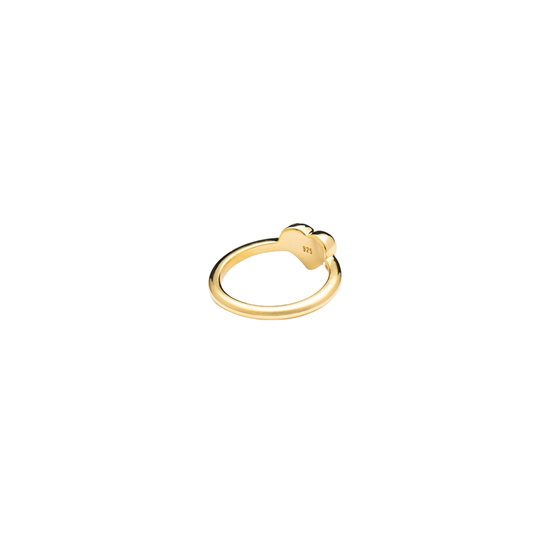 HM29GD068 Human Made Heart Silver Ring Gold - #2