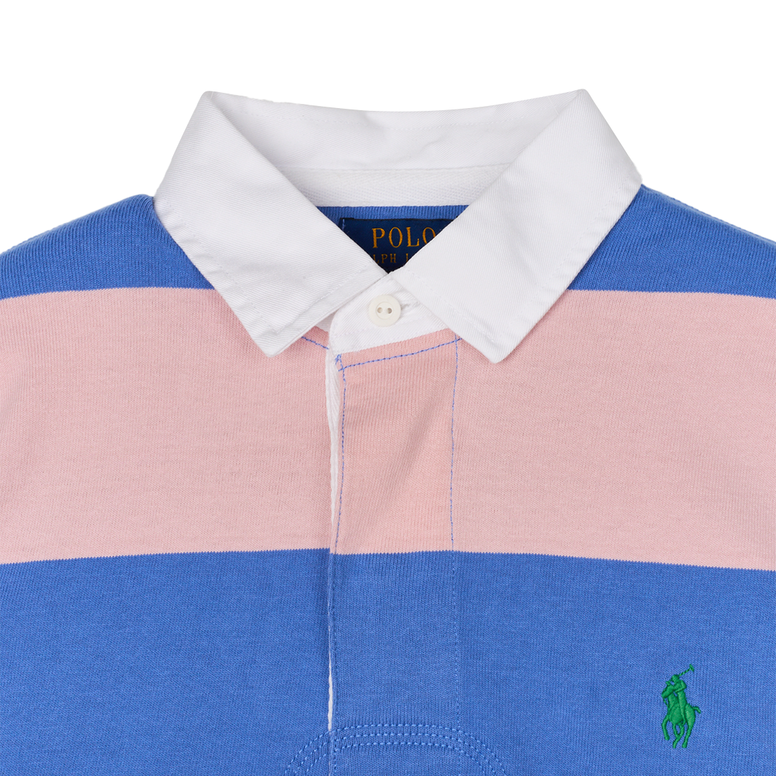 KM5CTSLRLD4PK [30% 적립] Polo Ralph Lauren Classic Fit Striped Jersey Rugby Shirt Pink - 25FW - #3