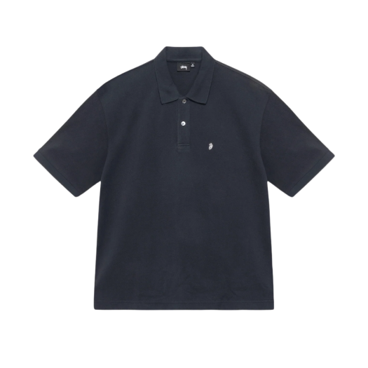 stussy pigment dyed pique polo Lサイズ　極美品 24SS stussy PIGMENT DYED PIQUE POLO - メルカリ