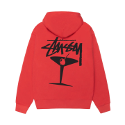 Stussy Martini Zip Hoodie Cayenne
