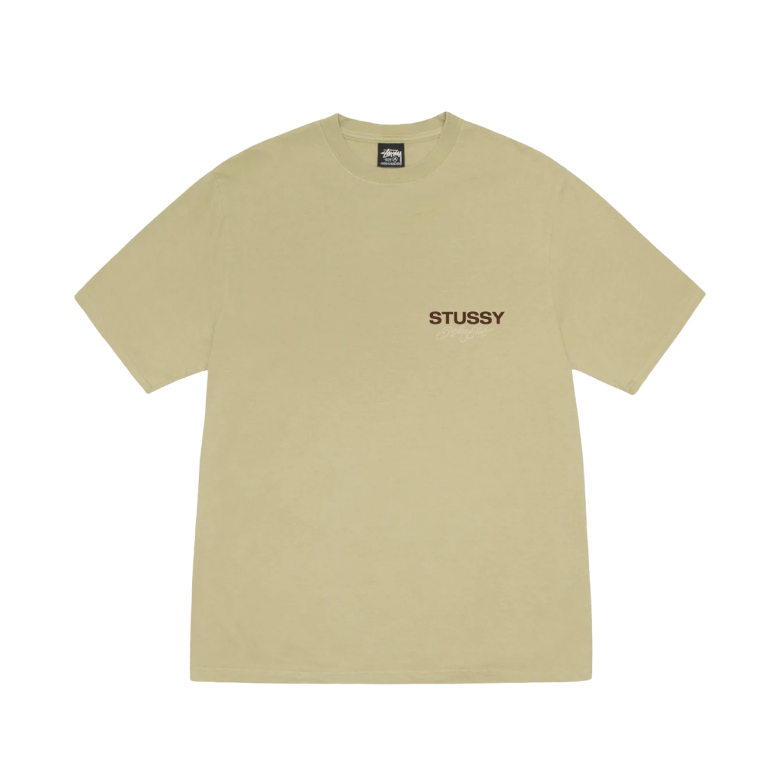 스투시 서프 클럽 티셔츠 피그먼트 다이드 엘름(Stussy Surf Club T-Shirt Pigment Dyed Elm) - 2