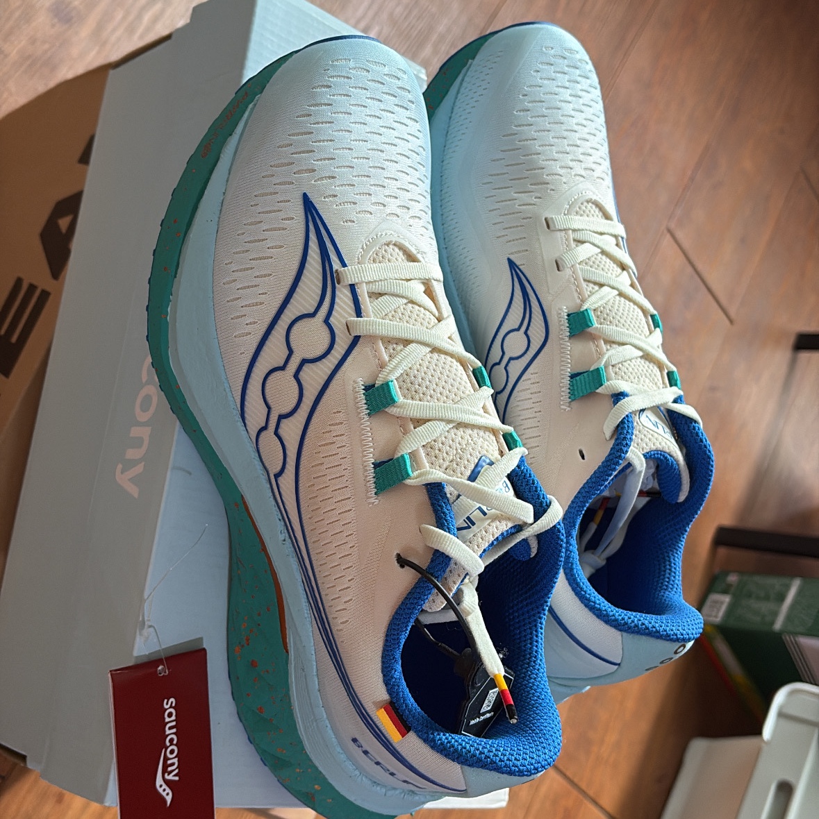 Saucony Berlin Endorphin Speed 4 Sky 착용 스타일