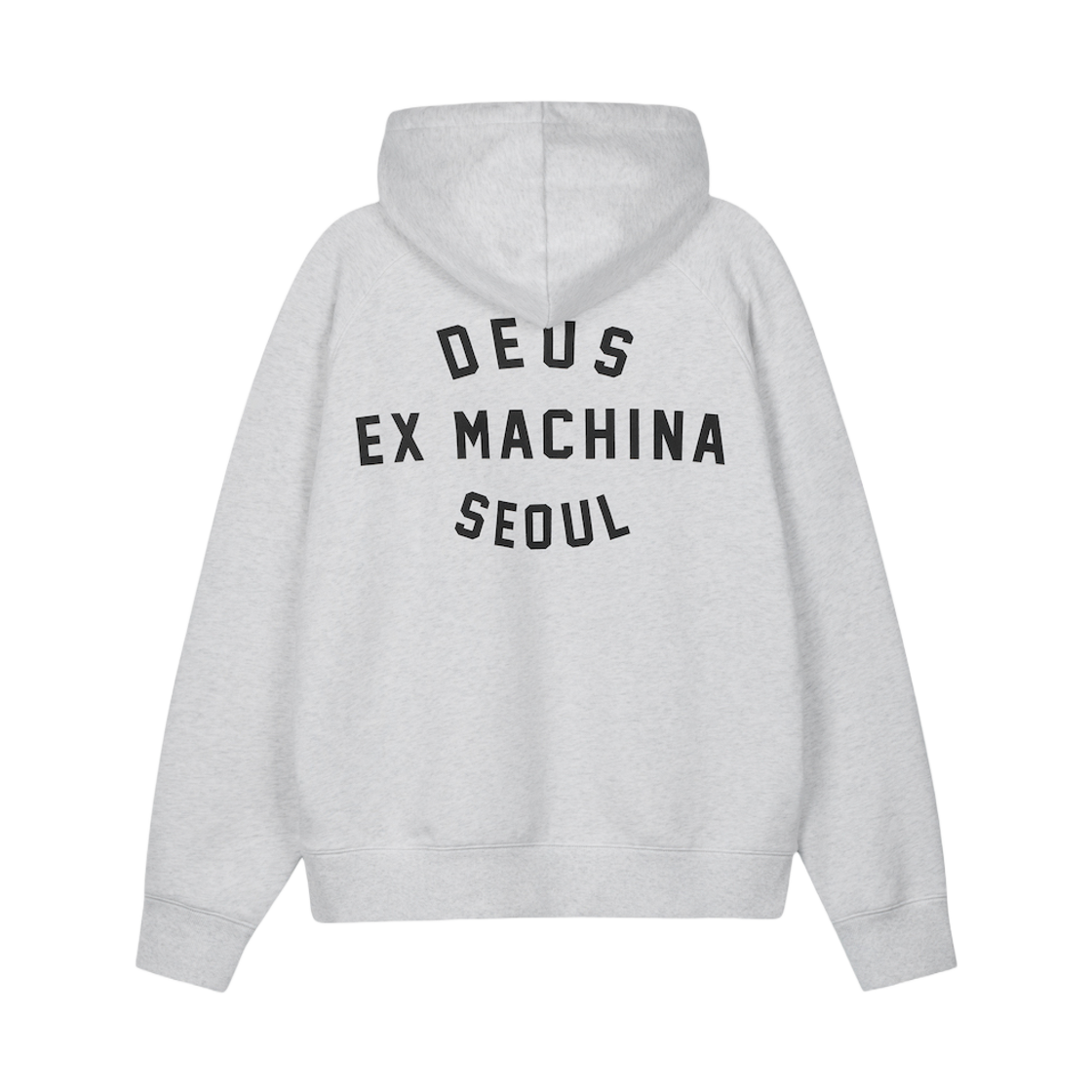 데우스 엑스 마키나 서울 컬리지 어드레스 후드 라이트 그레이(Deus Ex Machina Seoul College Address Hoodie Light Grey)