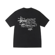 Stussy Respect The Pool T-Shirt Pigment Dyed Black