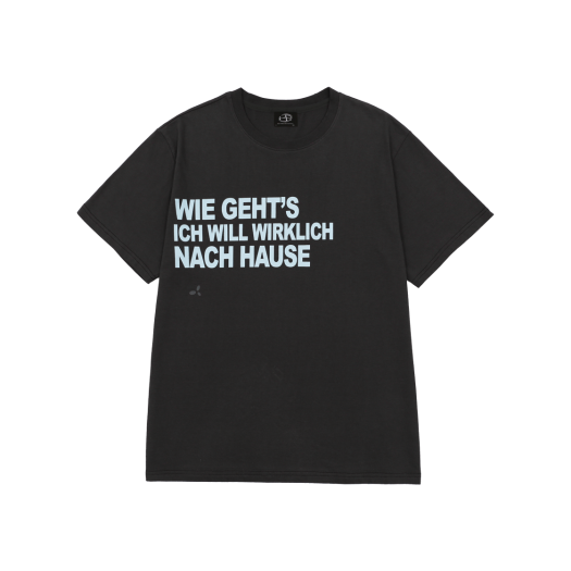 25SSS517 BP2DISORDER Wanna Go Home Tee Charcoal Sky Blue