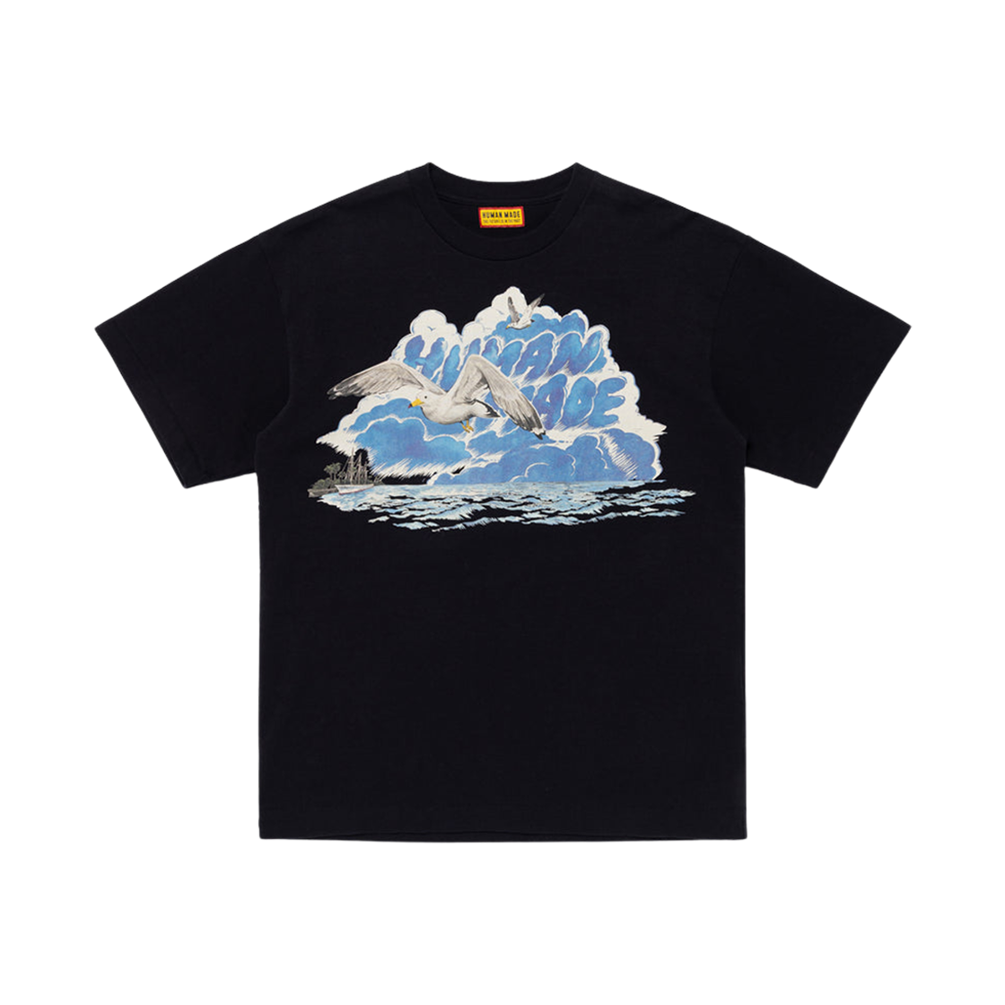 휴먼 메이드 그래픽 티셔츠 네이비