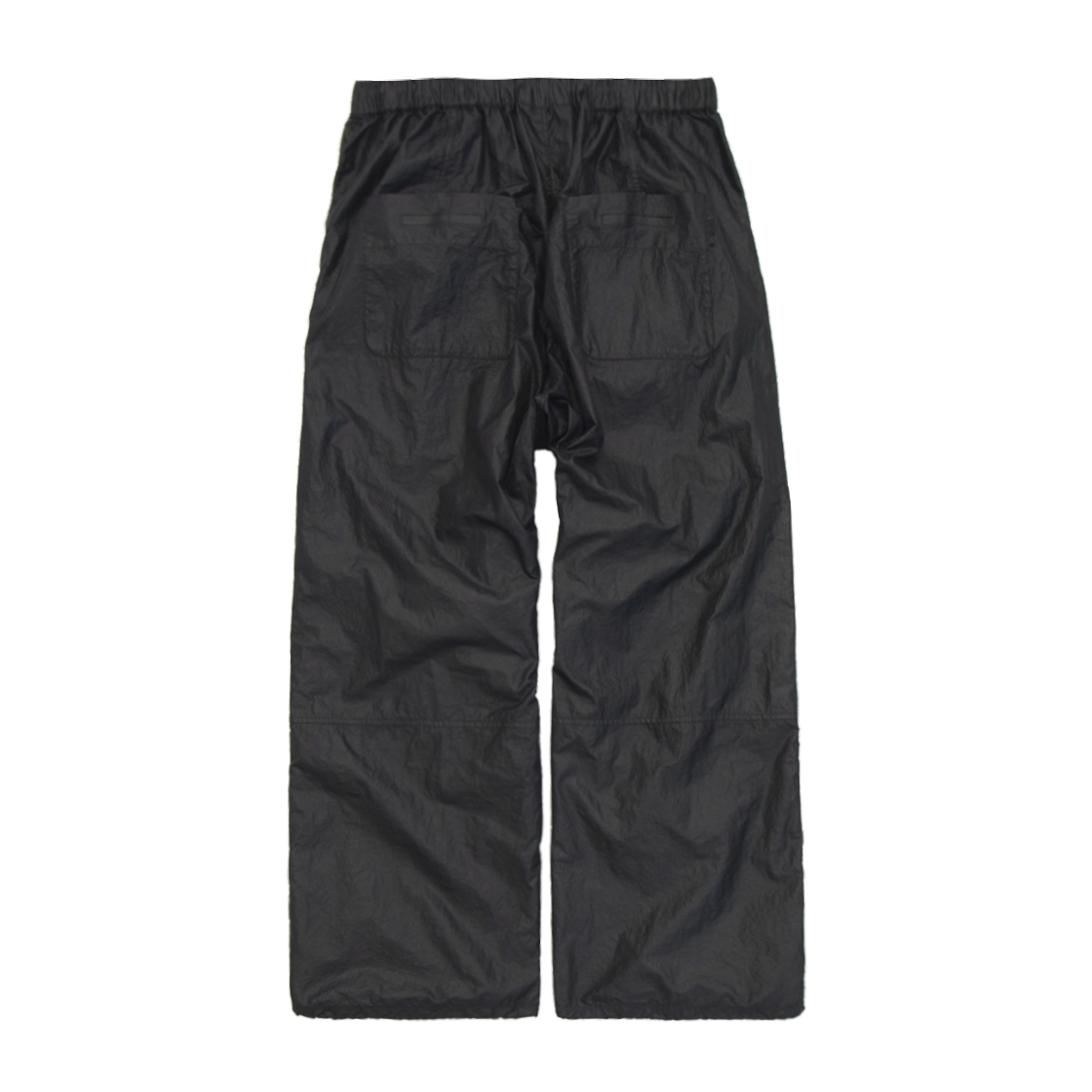 PL5OTP0501B0 Polyteru Glossy Track Pants Black - #3