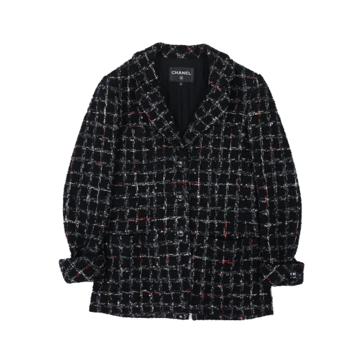 ITM42AW49G6Q CHANEL Jacket in Cotton, Wool, Silk, Alpaca, Polyamide Black