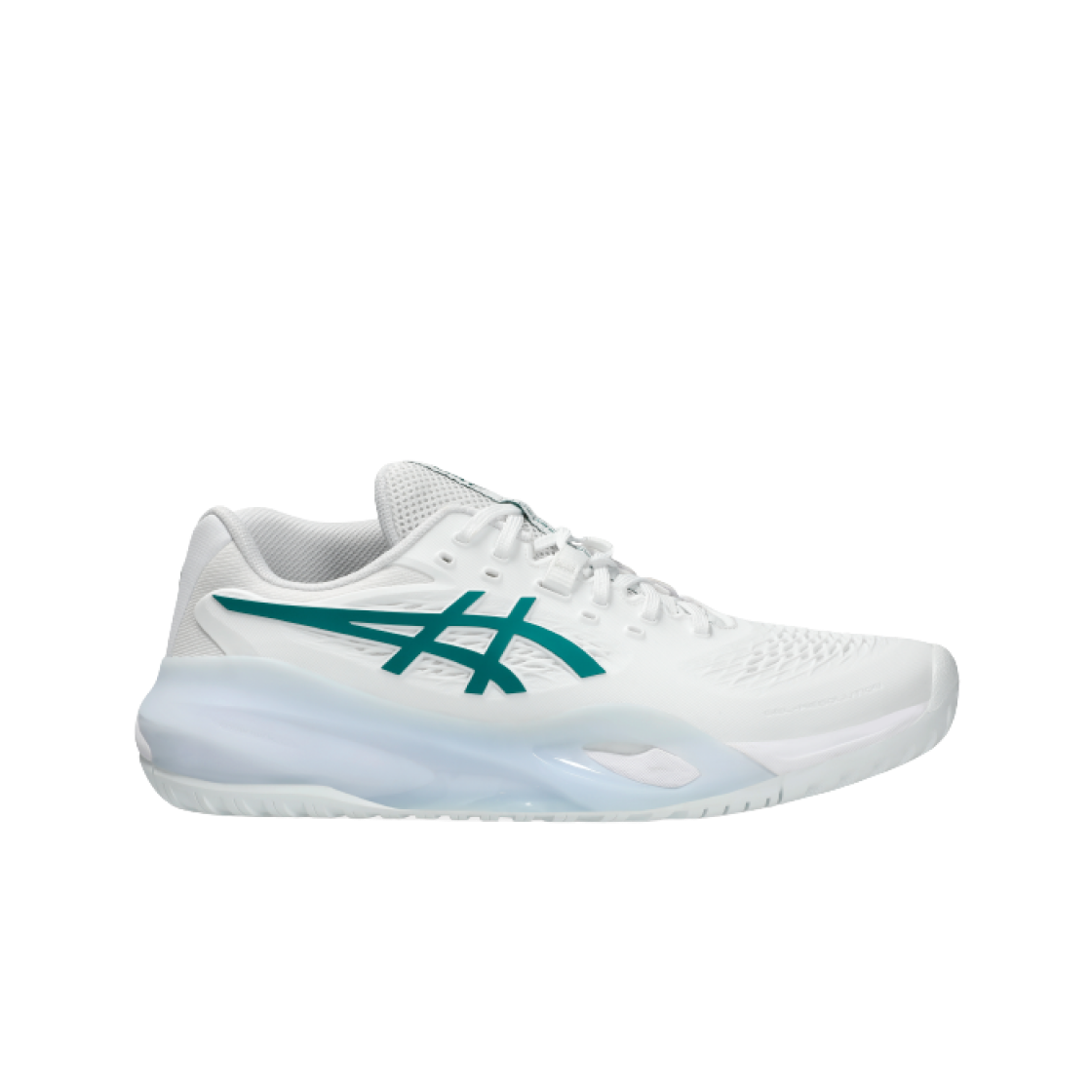 1041A481-102 Asics Gel-Resolution X White Pitch Green