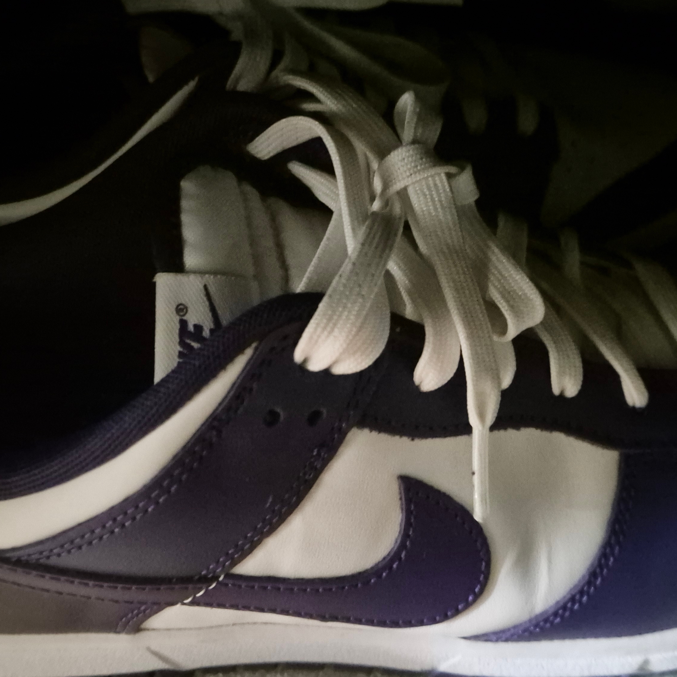 Nike Dunk Low Retro Championship Court Purple 착용 스타일