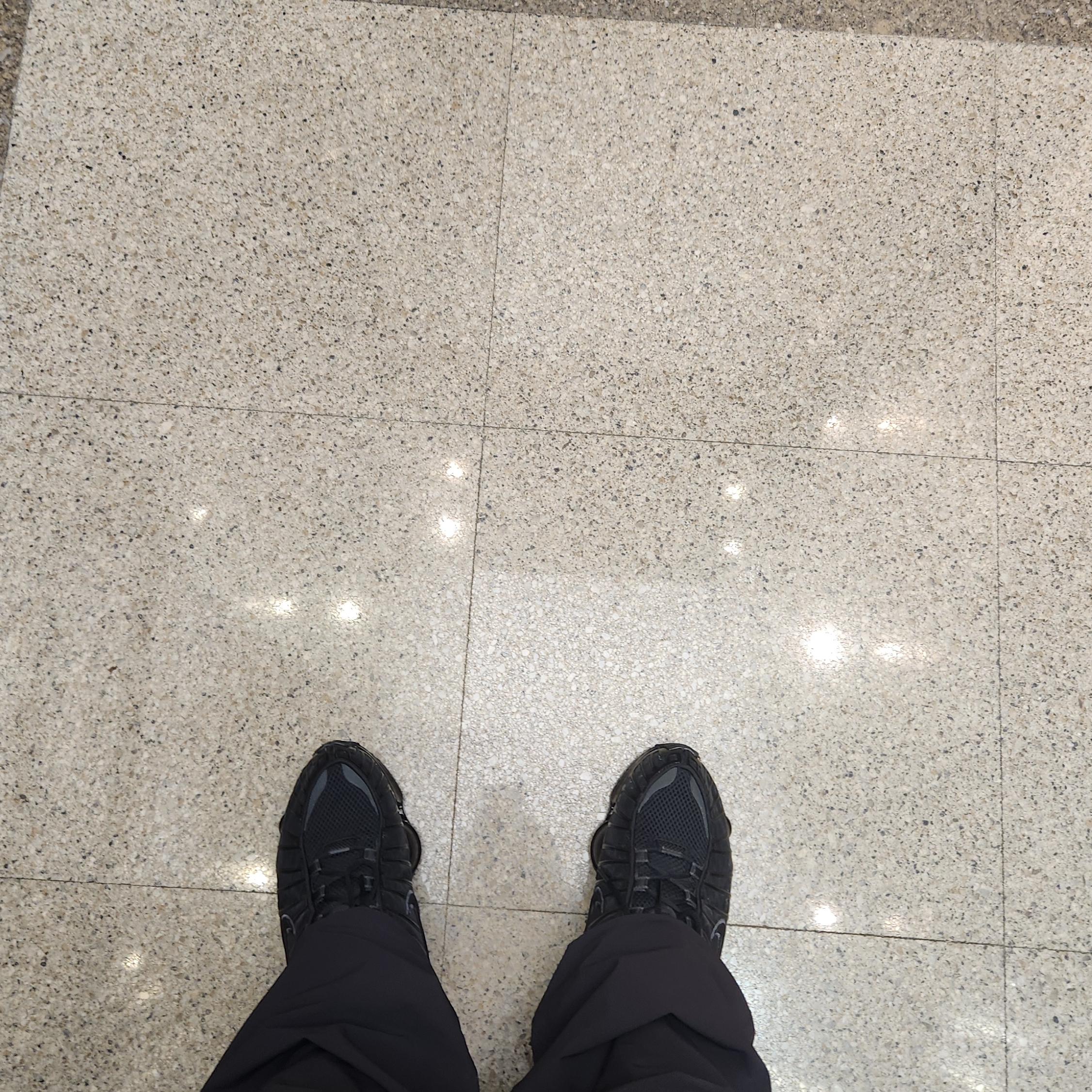 Nike Shox TL Black Metallic Hematite 착용 스타일