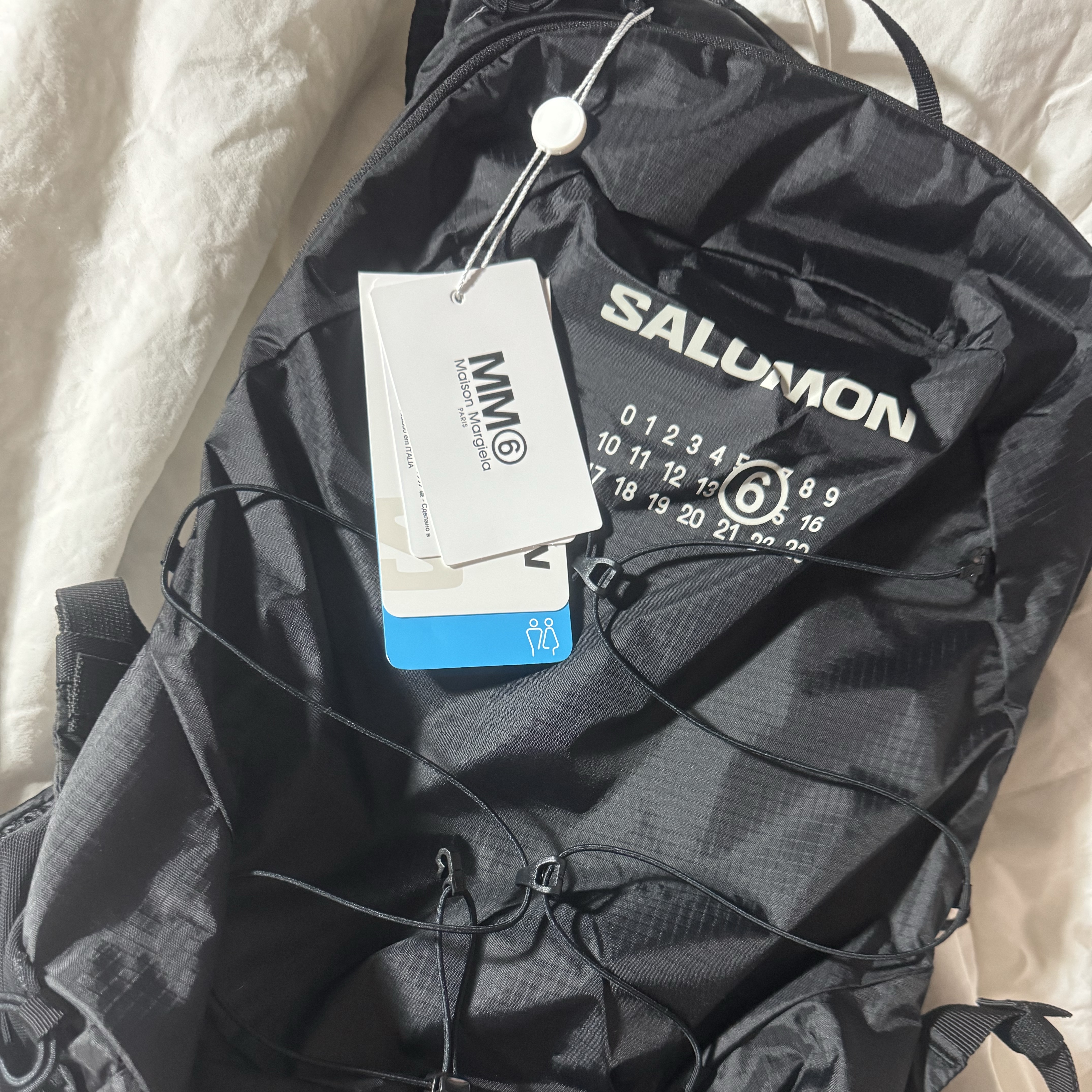 Salomon x MM6 Maison Margiela XT-15 Black 착용 스타일
