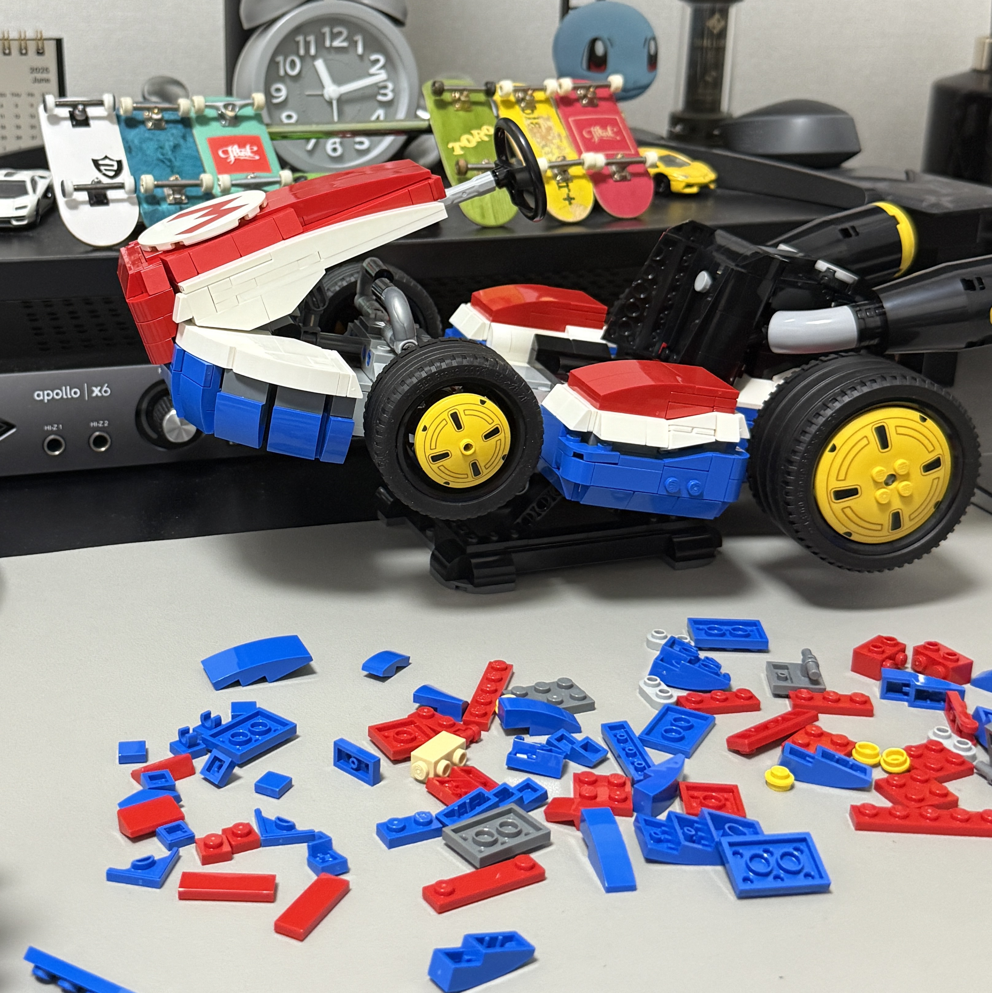 Lego Super Mario Mario Kart - Mario & Standard Kart 착용 스타일 - 3