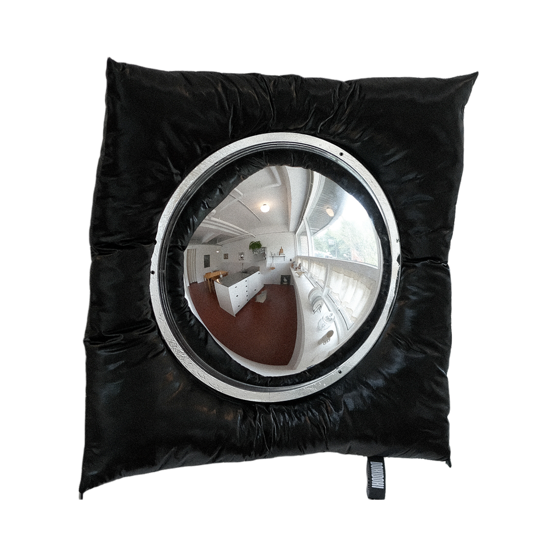 도키도키 에그토스트 볼록 거울 스몰 블랙(dokidoki Egg Toast Mirror Small Black)