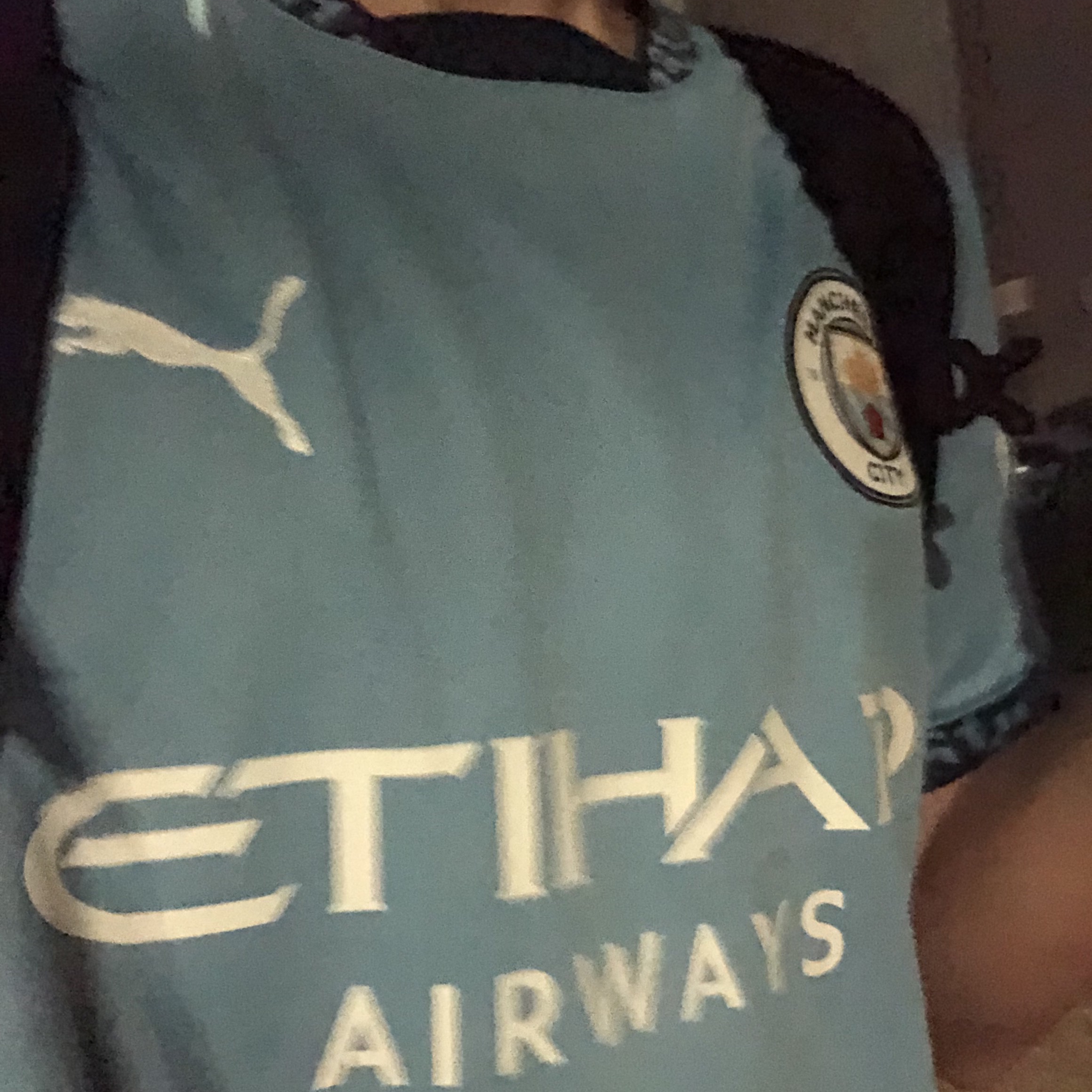 Puma Manchester City 2024/25 Home Jersey Team Light Blue (Non Marking Ver.) 착용 스타일