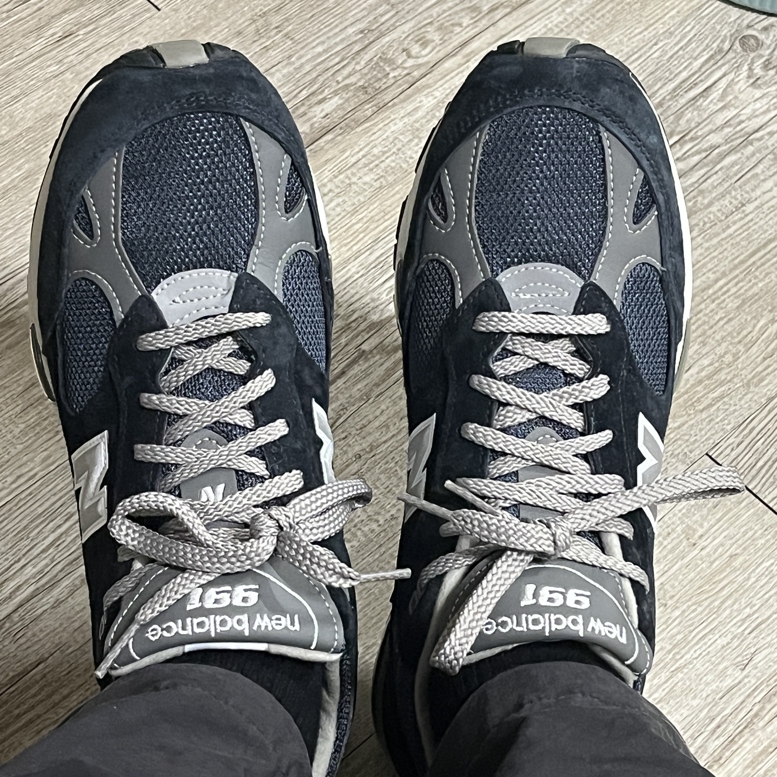 New Balance 991 Made in UK Navy 착용 스타일