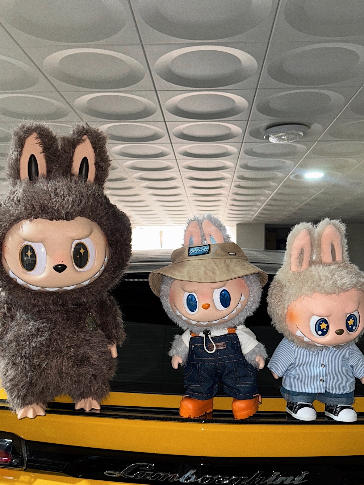 Pop Mart The Monsters I Found You Vinyl Face Doll, Pop Mart The Monsters Fall In Wild Labubu Series Plush Doll 착용 스타일 - 2