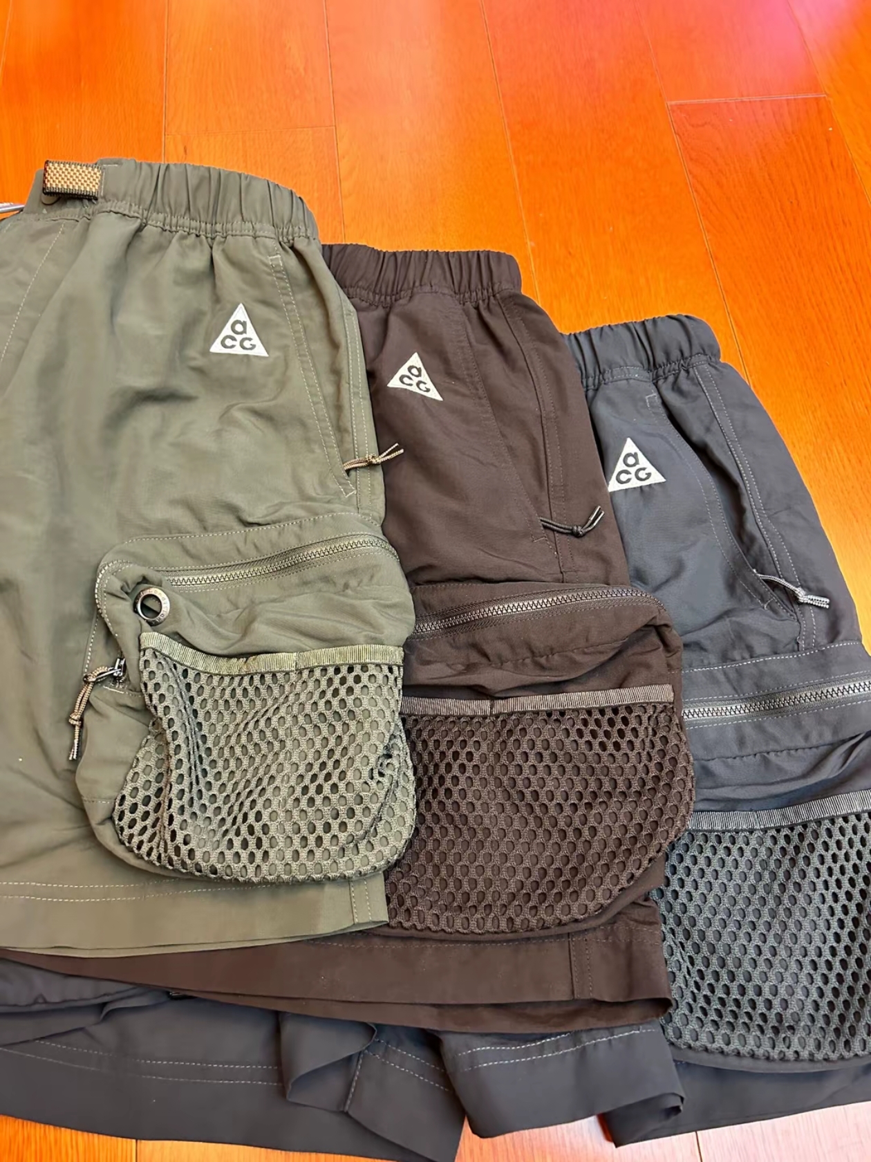 Nike ACG Snowgrass Cargo Shorts Black - Asia 착용 스타일