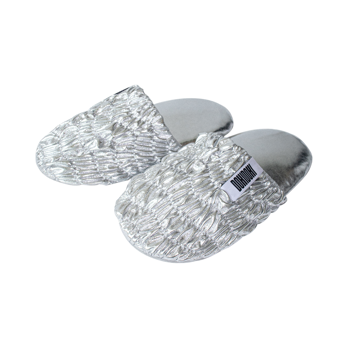 도키도키 컬리플라워 거실화 유광 실버(dokidoki Cauliflower Rooms Shoes Glossy Silver)