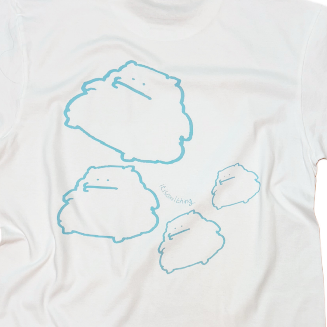 잇츠쿨띵 뚱민철 티셔츠 화이트(itiscoolthing Dung Mincheol T-Shirts White) - 4