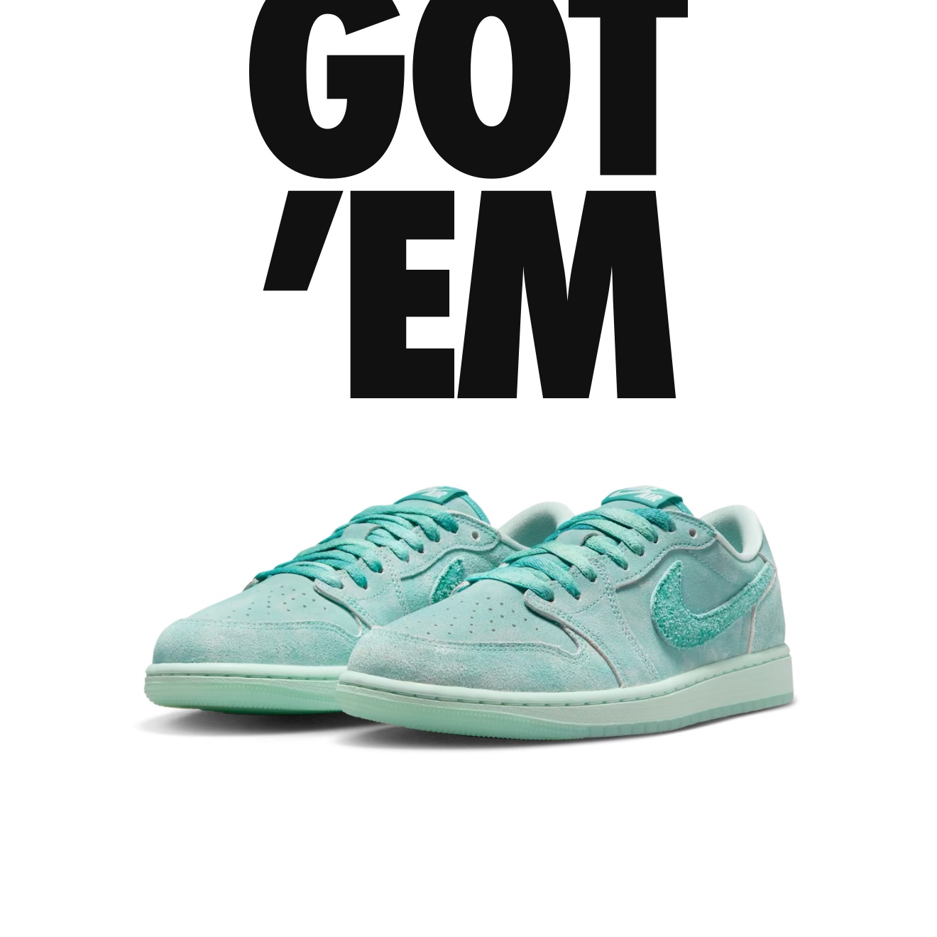 (W) Jordan 1 Retro Low OG Washed Teal 착용 스타일