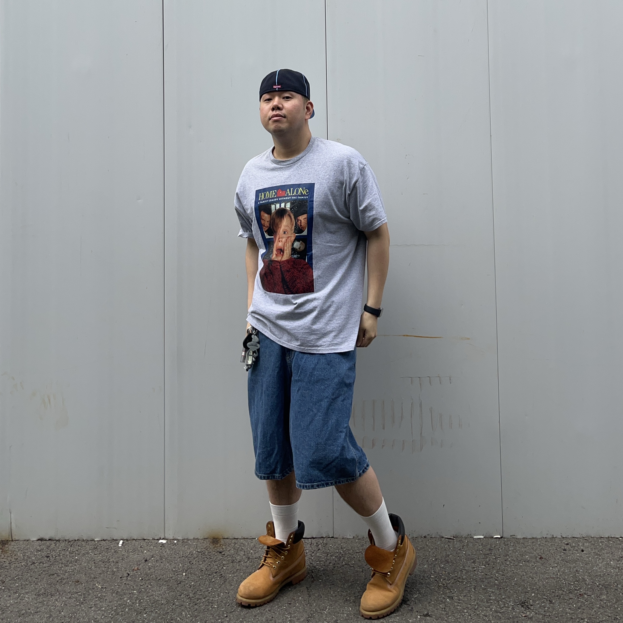 Supreme Piping Script Logo New Era Navy - 25SS, Timberland Premium 6 inch Waterproof Boot Wheat Nubuck - Wide 착용 스타일 - 2