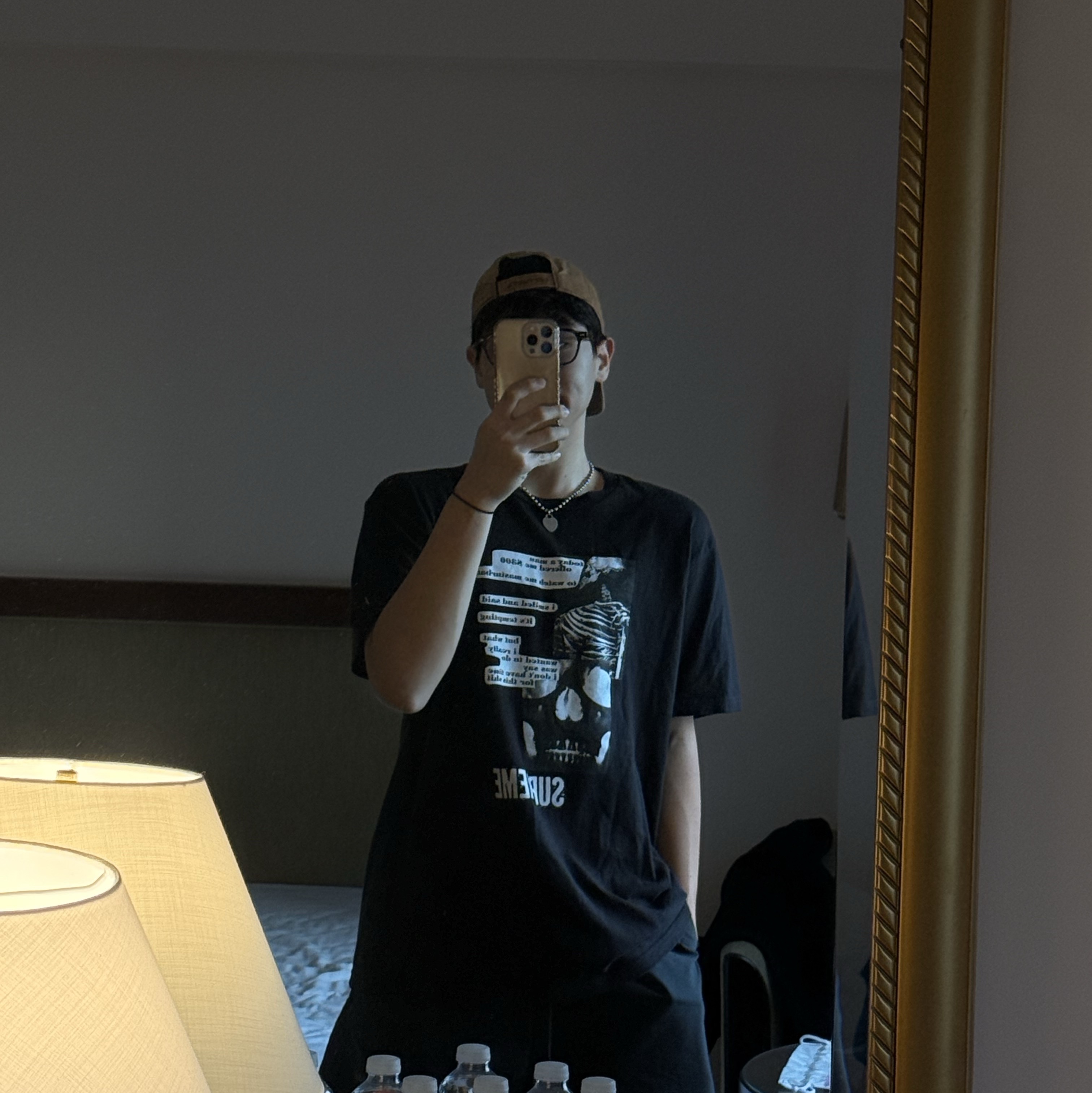 Supreme Anatomy T-Shirt Black - 25SS, Carhartt Canvas Cap Carhartt Brown 착용 스타일 - 1