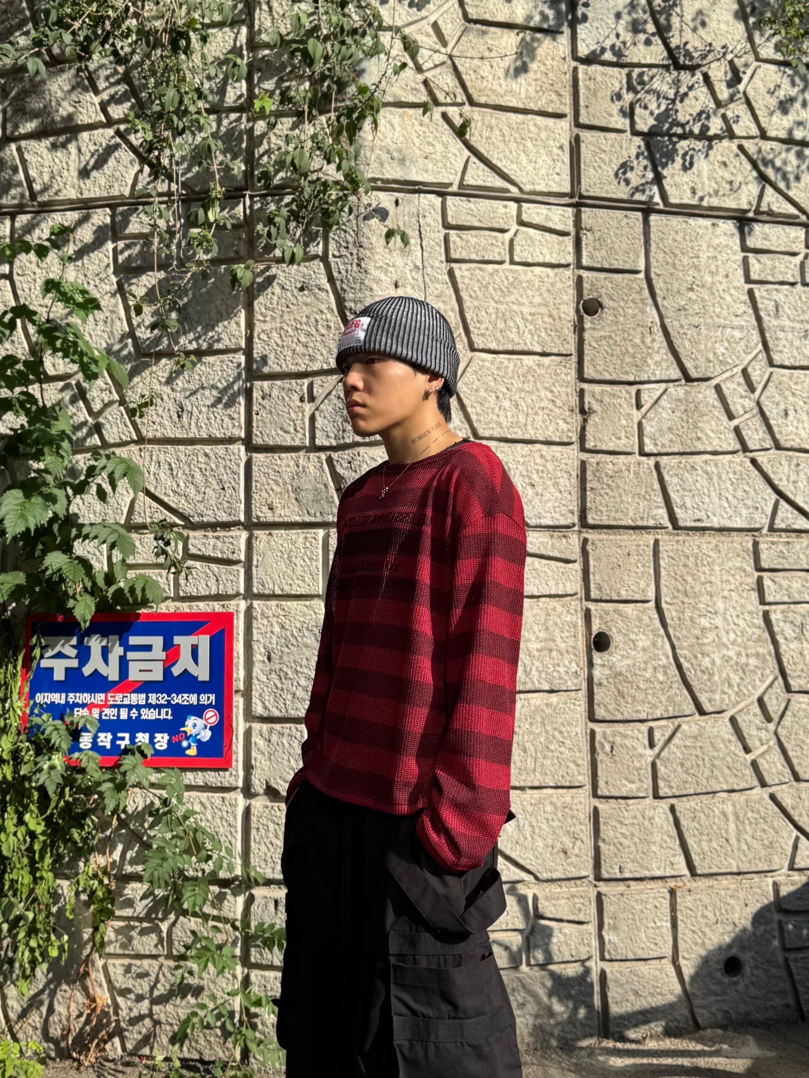 Wapworks Hard Knocks Cargo Pants Gas, Balenciaga Cargo Sneakers Beige Grey Red 착용 스타일 - 7
