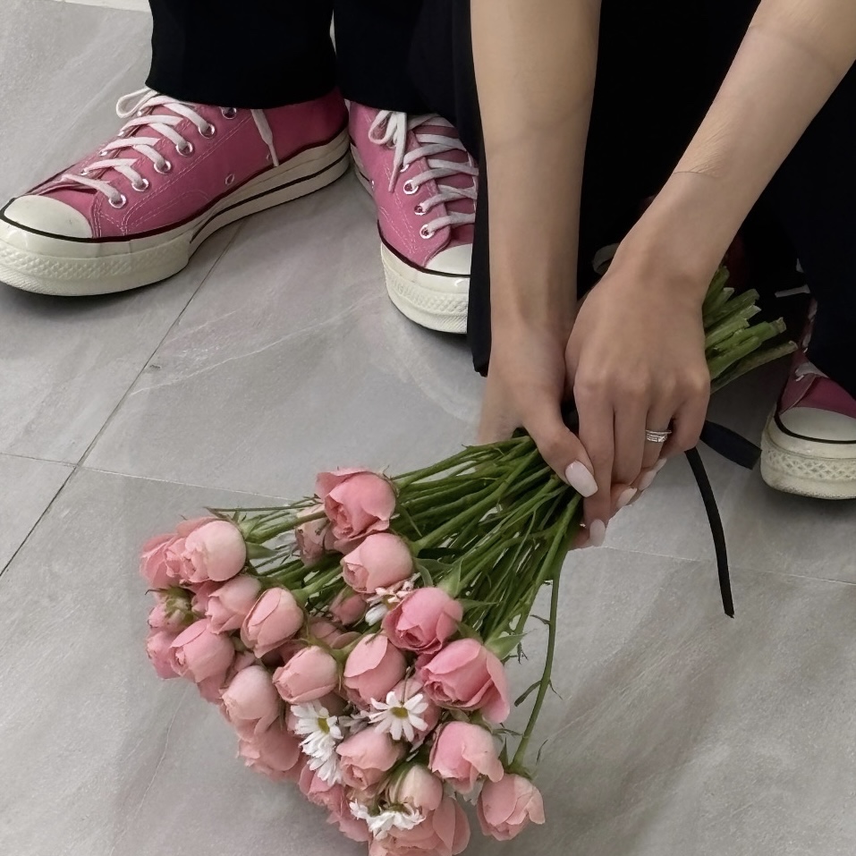 Converse Chuck 70 Ox Vintage Canvas Pink 착용 스타일