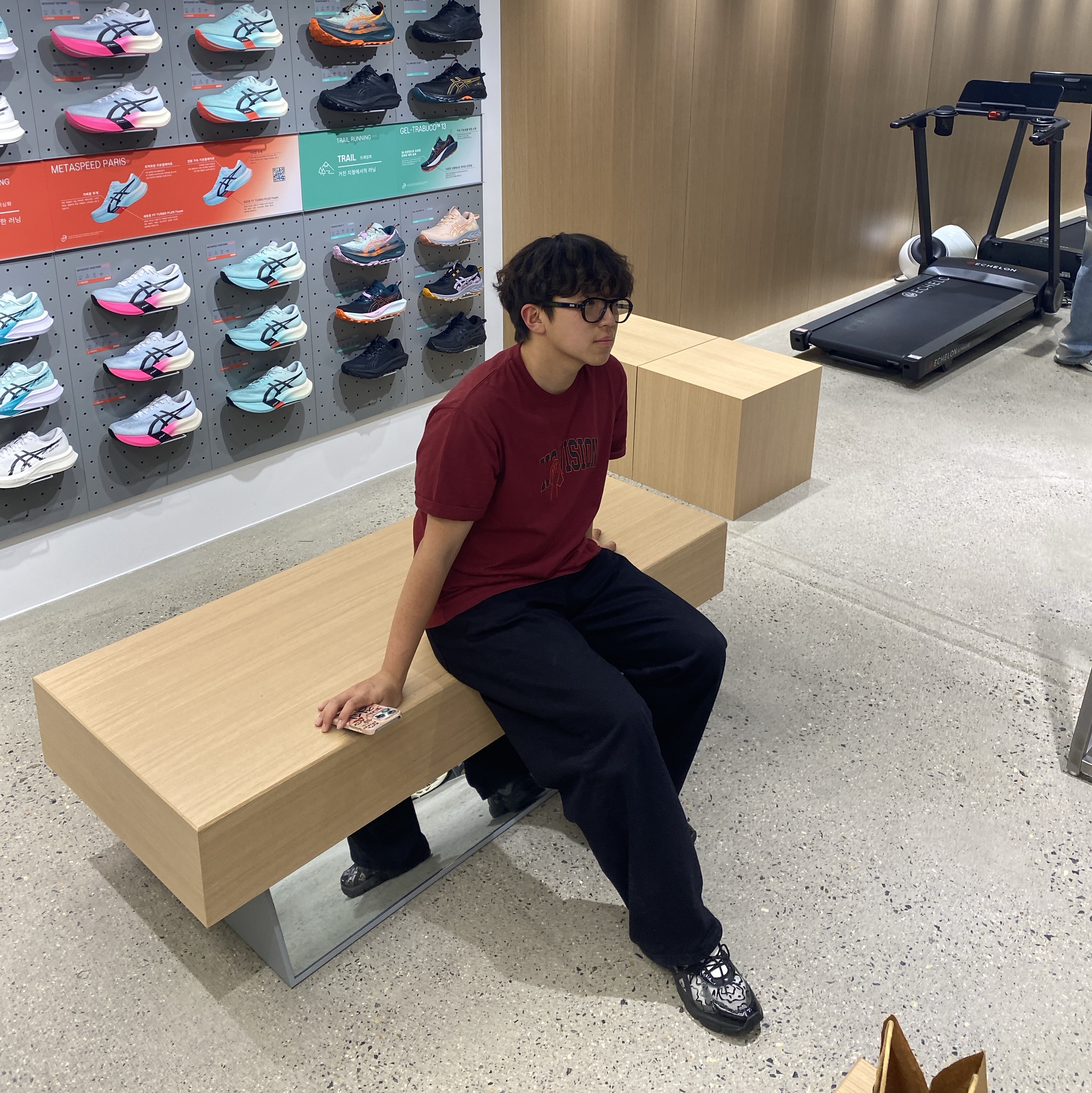 Asics x Kiko Kostadinov Gel-Burz 2 Slate Grey, Asics x Kiko Kostadinov Gel Sokat Infinity Purple 착용 스타일 - 6