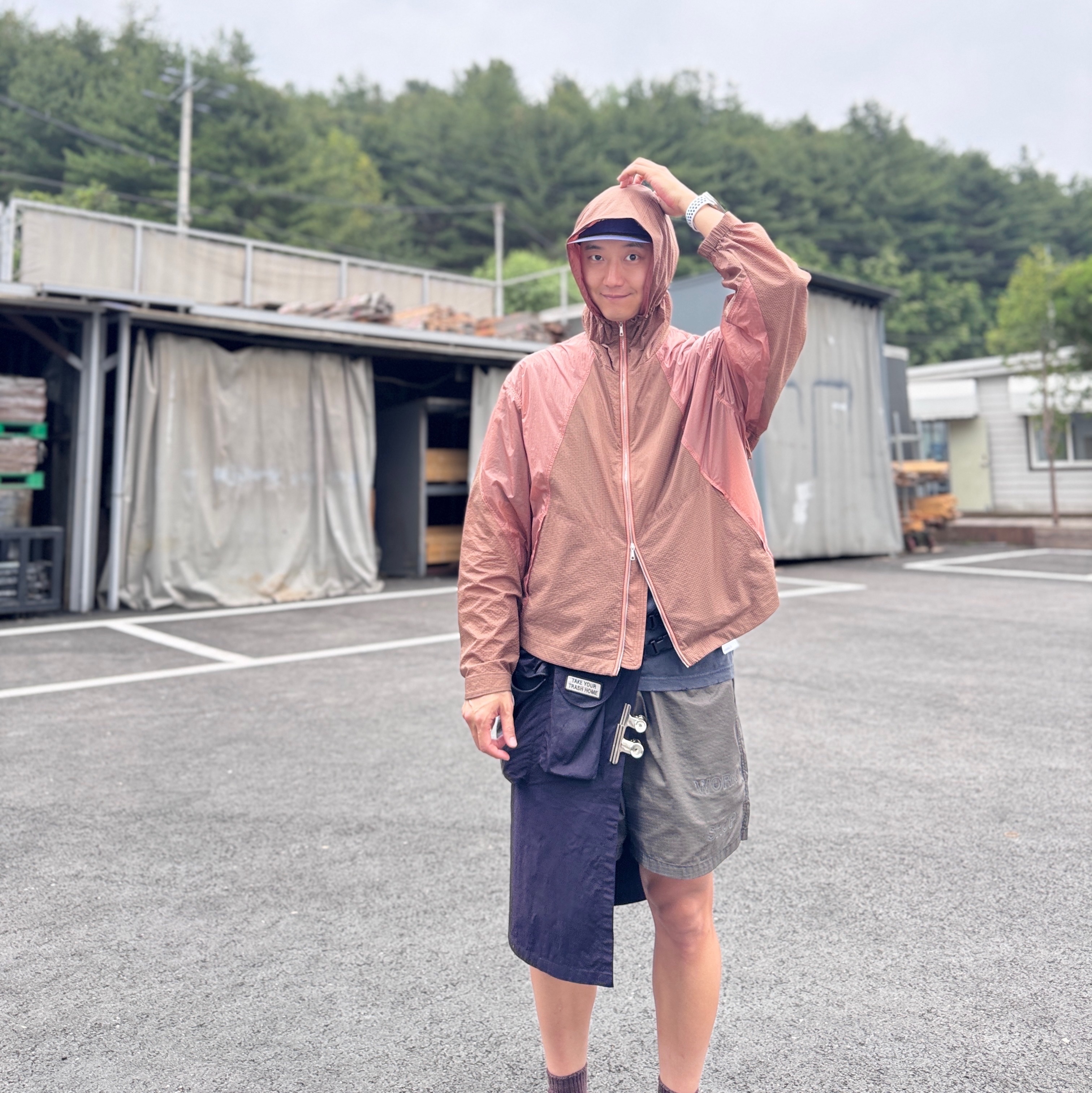 Stussy x Our Legacy Work Shop Low Profile Trucker Cap Black, Adidas Yeezy Boost 700 Wave Runner Solid Grey 2021/2022 착용 스타일 - 7