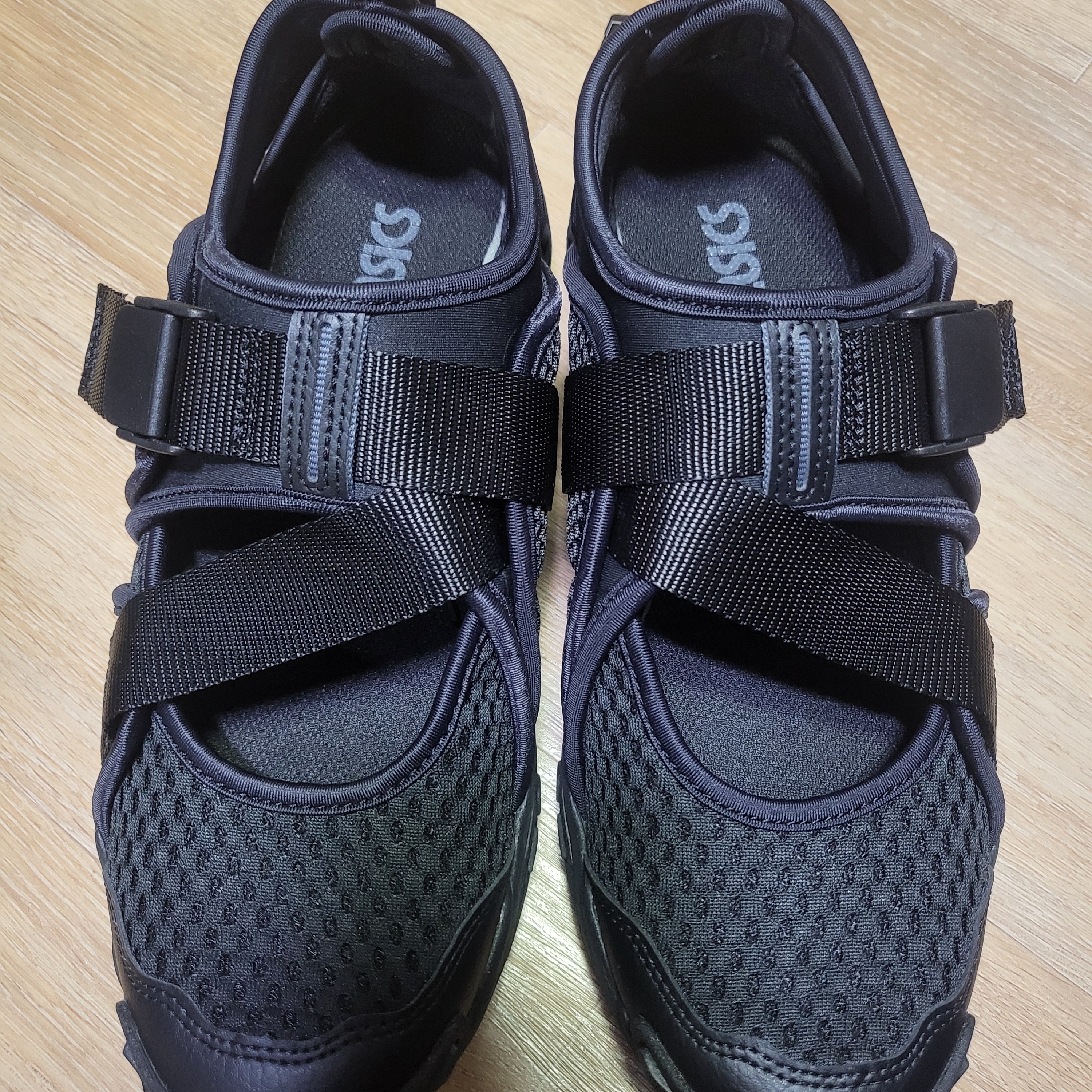 Asics Gel-Filimy Black 착용 스타일