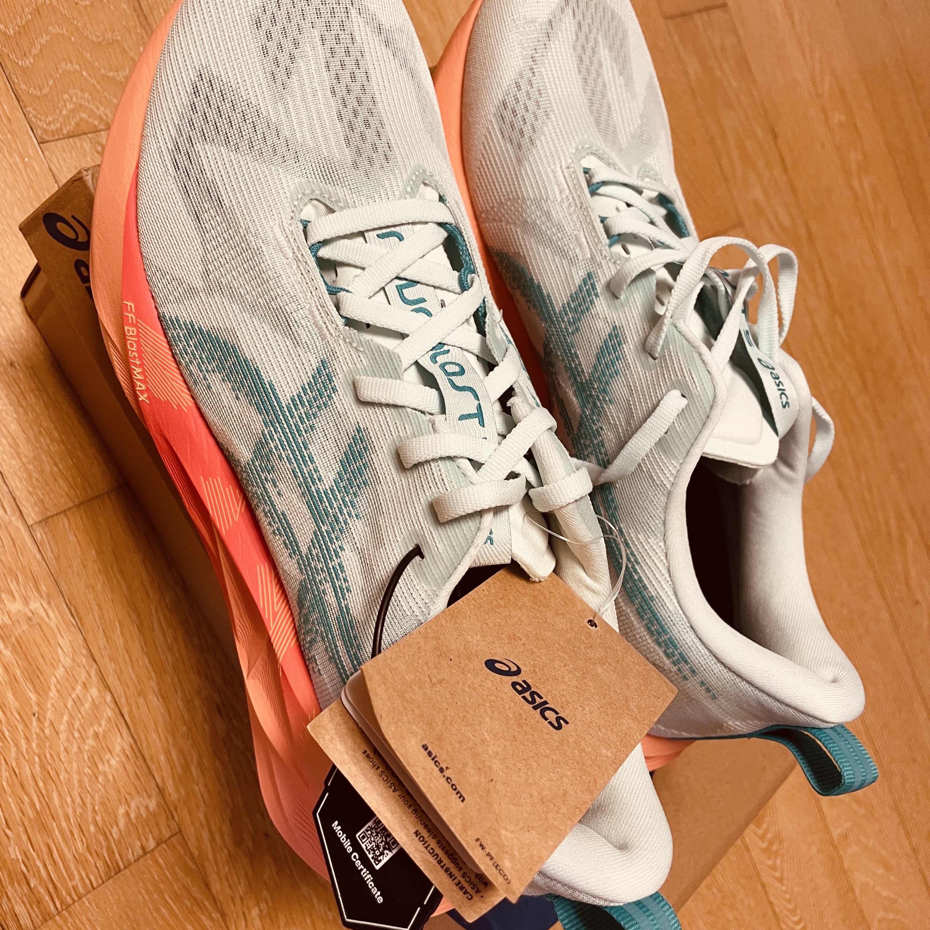 Asics Novablast 5 Soothing Sea Wave Teal 착용 스타일