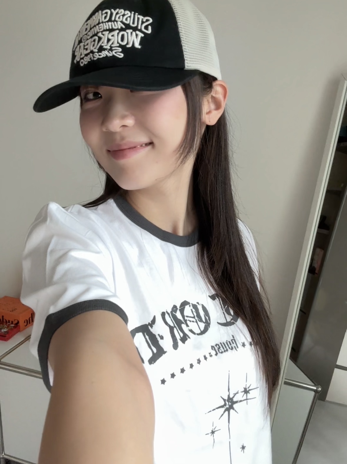 Stussy Low Profile Workgear Strapback Black 착용 스타일