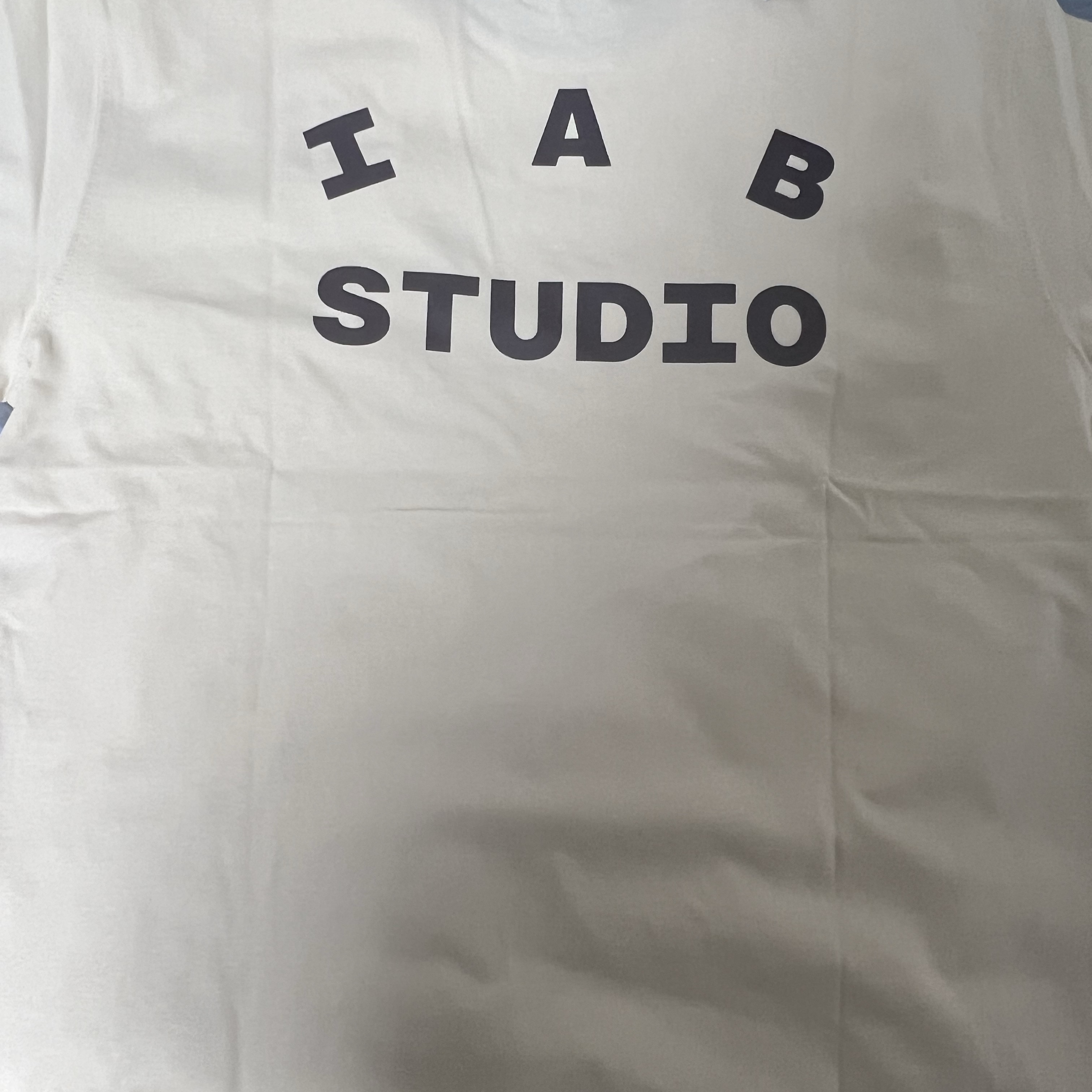 IAB Studio x Lost in Starlight Mole Ringer T-Shirt Ivory Brown 착용 스타일 - 2