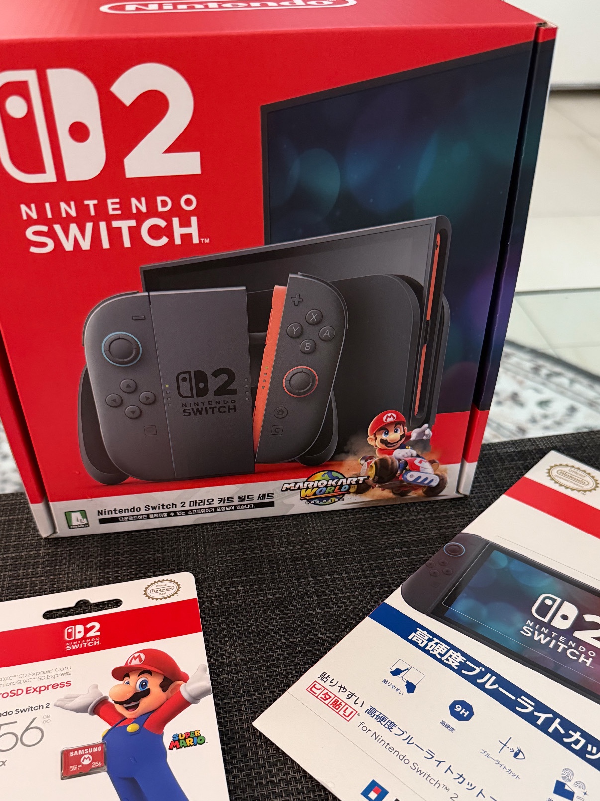 Nintendo Switch 2 Mario Kart World Set (With Software/Korean Ver.) 착용 스타일