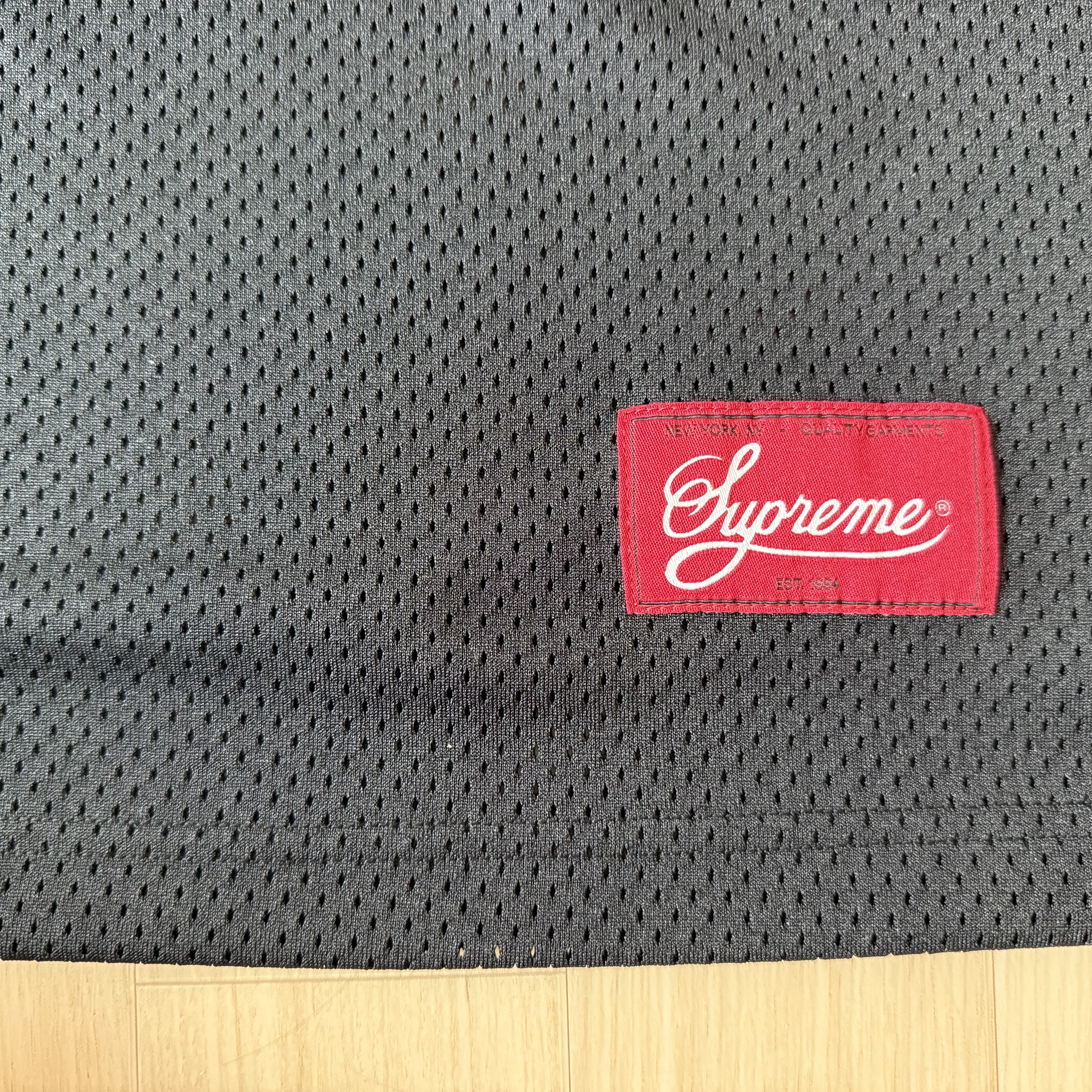 Supreme Bandana Football Jersey Black - 25SS 착용 스타일 - 3