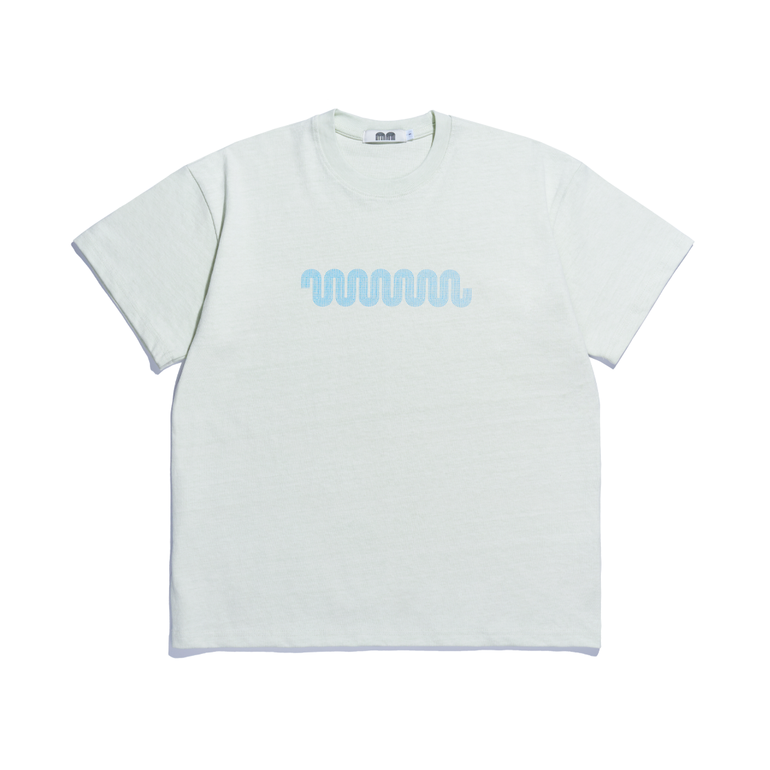 nnts02pc Not New Wave Logo T-Shirt Pistachio