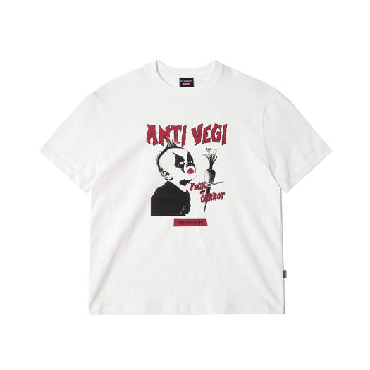 Q5MWTS004IVO QT8 GARMENTS Anti-Vegi W Tee Ivory