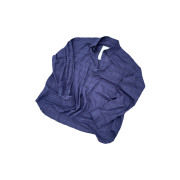 INSSENSE Large Fit Everyday Navy Check Shirts