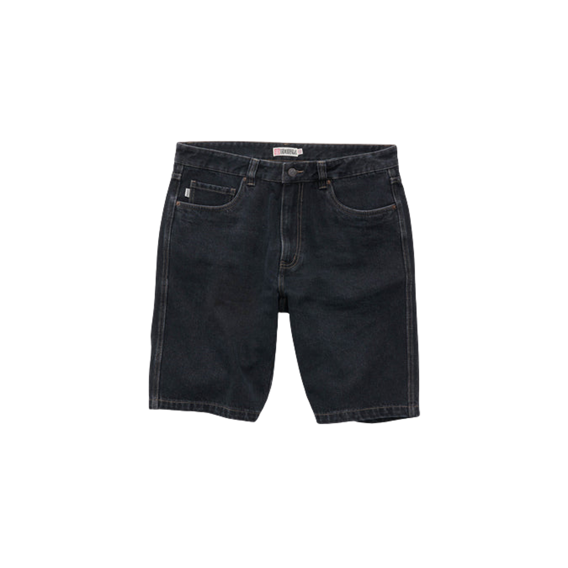SD024S3600 S/Double Denim Standard Shorts Black Wash
