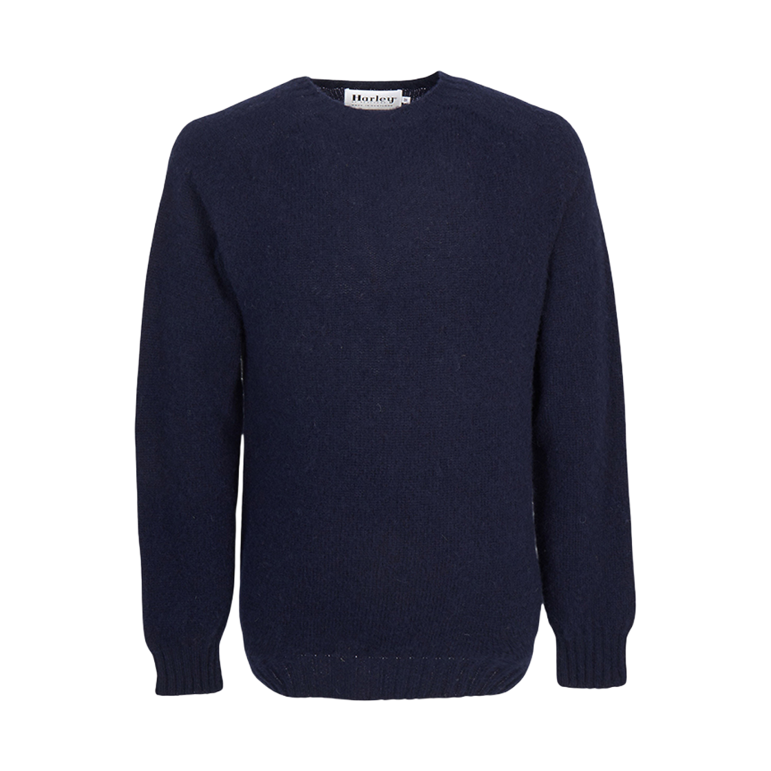 할리 오브 스코틀랜드 쉐기독 니트웨어 네이비(Harley of Scotland Shaggy Dog Knitwear Navy)