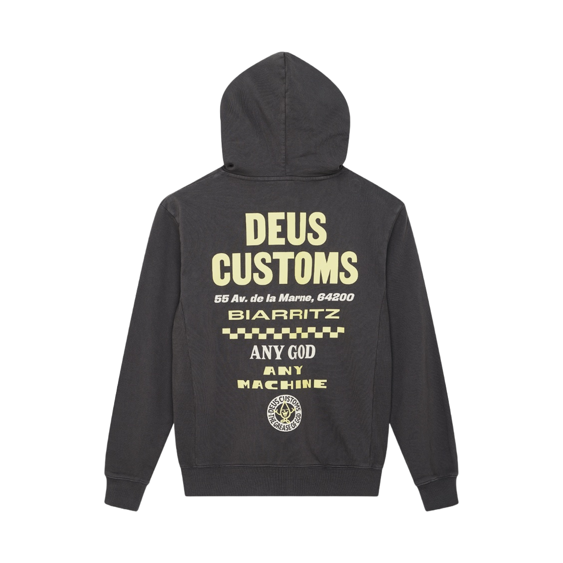 데우스 엑스 마키나 텐드릴 후드 블랙(Deus Ex Machina Tendril Hoodie Black)