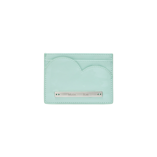 MATIN KIM ■ HEART WAVE ENAMEL CARD WALLET Matin Kim Heart Wave STYLE | KREAM