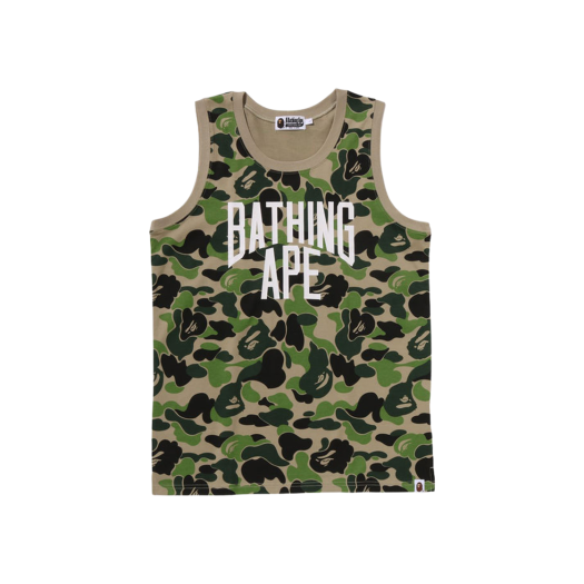 BAPE ABC Camo NYC Logo Tank Top Green